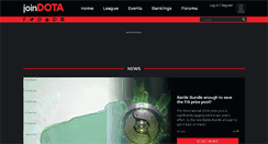 Desktop Screenshot of joindota.com