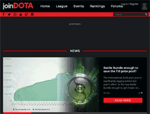 Tablet Screenshot of joindota.com